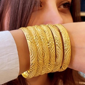 النگو-نقره-آبکاری-طلا-عرض-یک-سانتی-طرح-ونوس-لیزری